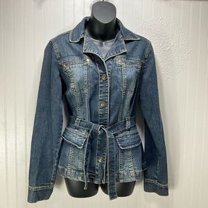 JEANSTAR Jean Jacket With Belt